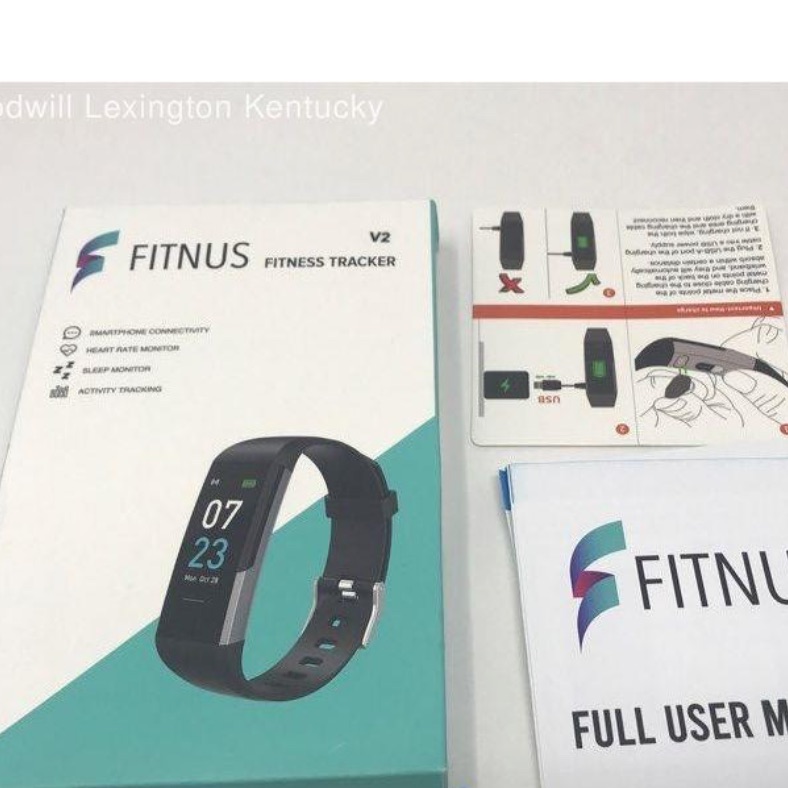 Fitnus Brand Fitness Trackers  Accessories In Original Box